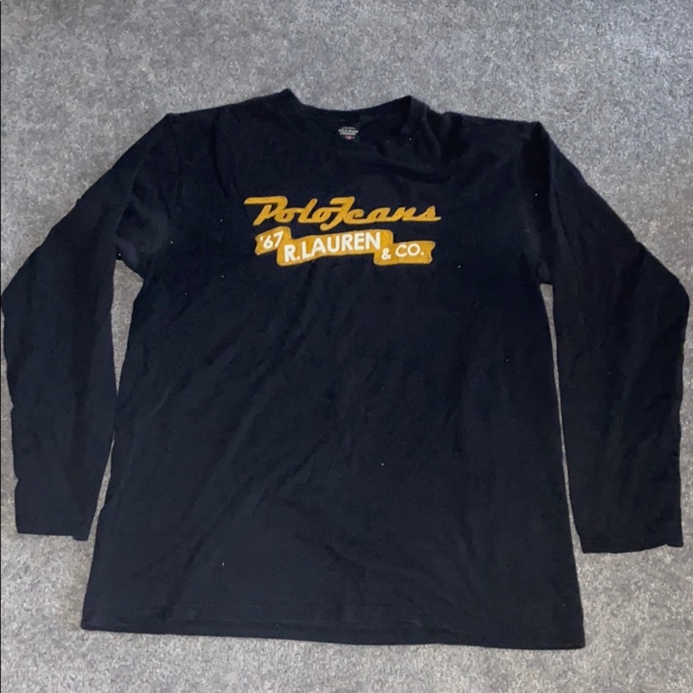 long sleeve polo shirt